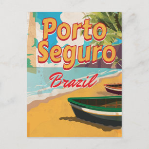 Carte Postale Affiche de vacances à Porto Seguro Brésil
