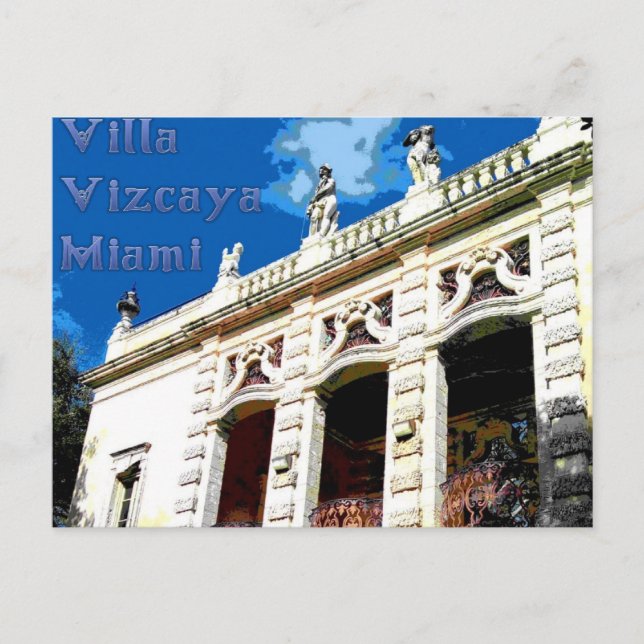 Carte Postale Affiche de Vizcaya (Devant)