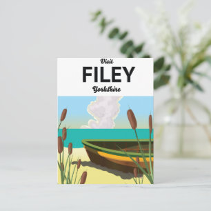 Carte Postale Affiche de voyage à Filey, Yorkshire bord de mer