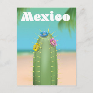 Carte Postale Affiche de voyage Cactus Mexique