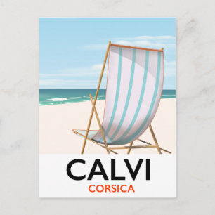 Carte Postale Affiche de voyage Calvi Corse