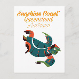 Carte Postale Affiche de voyage Côte de soleil Queensland Austra