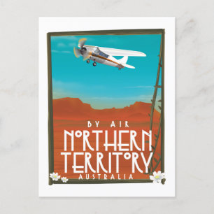 Carte Postale Affiche de voyage dans le Territoire du Nord en Au