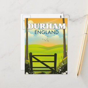 Carte Postale Affiche de voyage de Durham Angleterre