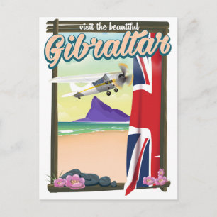 Carte Postale Affiche de voyage de Gibraltar la Belle