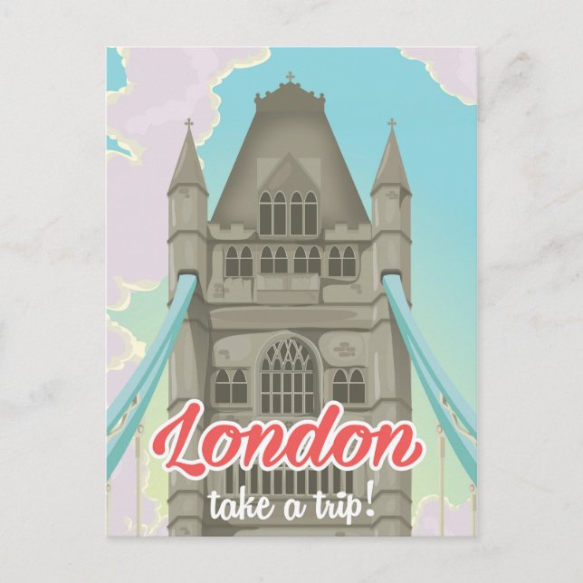 Carte Postale Affiche de voyage de London Tower Bridge (Devant)