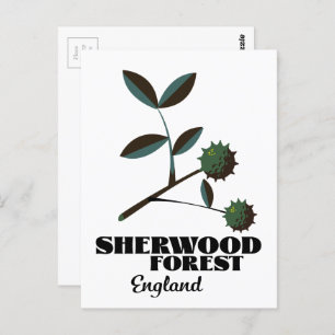 Carte Postale Affiche de voyage de Sherwood Forest Angleterre