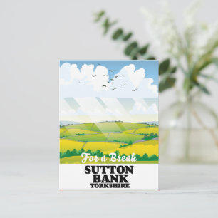Carte Postale Affiche de voyage de Sutton Bank yorkshire