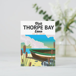 Carte Postale Affiche de voyage de Thorpe bay Essex au bord de l