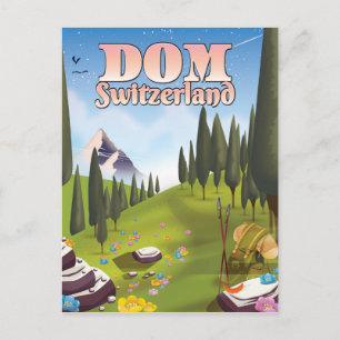 Carte Postale Affiche de voyage Dom Suisse