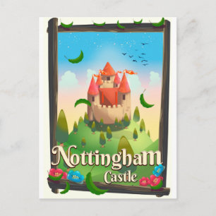Carte Postale Affiche de voyage du château de Nottingham