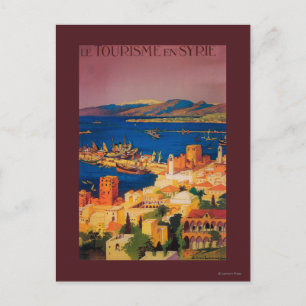 Carte Postale Affiche de voyage en France, tournée en Syrie