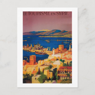 Carte Postale Affiche de voyage en France, tournée en Syrie