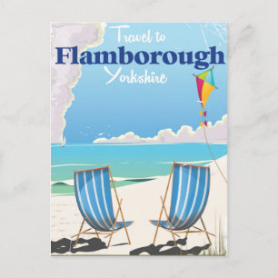 Carte Postale Affiche de voyage Flamborough Yorkshire