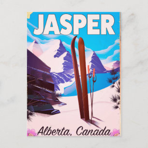 Carte Postale Affiche de voyage Jasper Alberta Canada