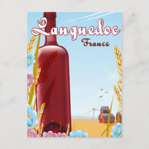 Carte Postale Affiche de voyage Languedoc France