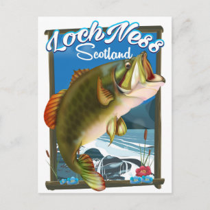 Carte Postale Affiche de voyage Loch Ness Écosse Pêche
