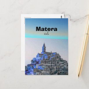 Carte Postale Affiche de voyage Matera Italie, Affiche de voyage