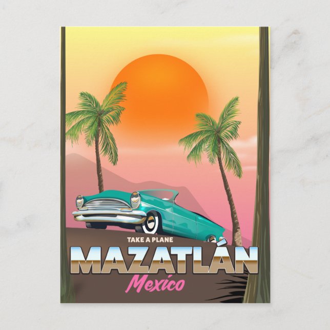 Carte Postale Affiche de voyage Mazatlán Mexique (Devant)