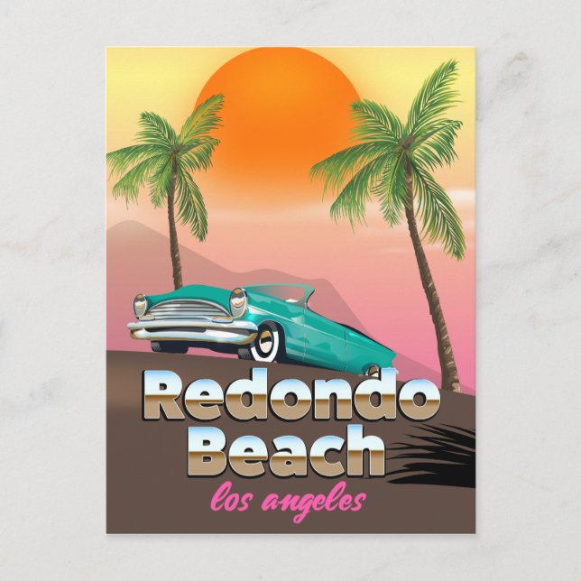 Carte Postale Affiche de voyage Redondo Beach LA (Devant)