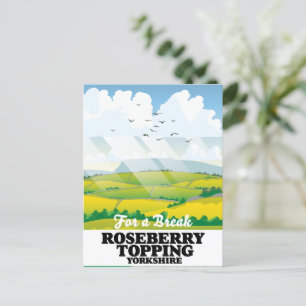 Carte Postale Affiche de voyage Roseberry Topping Yorkshire