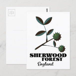 Carte Postale Affiche de voyage Sherwood Forest Angleterre
