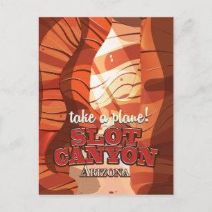 Carte Postale Affiche de voyage Slot Canyon Arizona