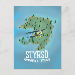 Carte Postale Affiche de voyage Styrsö, Suède.