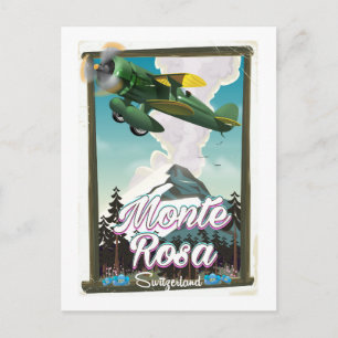 Carte Postale Affiche de voyage Suisse Monta Rosa