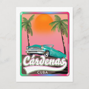 Carte Postale Affiche de voyage vintage Cárdenas Cuba
