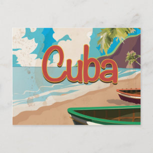 Carte Postale Affiche de voyage vintage Cuba