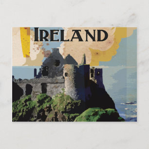 Carte Postale Affiche de voyage vintage Irlande