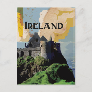 Carte Postale Affiche de voyage vintage Irlande