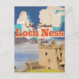 Carte Postale Affiche de voyage vintage Loch Ness