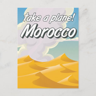 Carte Postale Affiche de voyage vintage Maroc