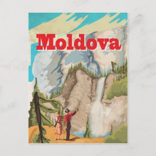 Carte Postale Affiche de voyage vintage Moldavie