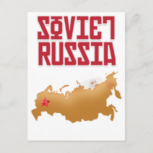 Carte Postale Affiche de voyage vintage Russie soviétique