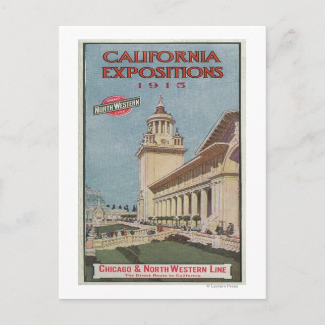 Carte Postale Affiche des expositions en Californie #2 (Devant)