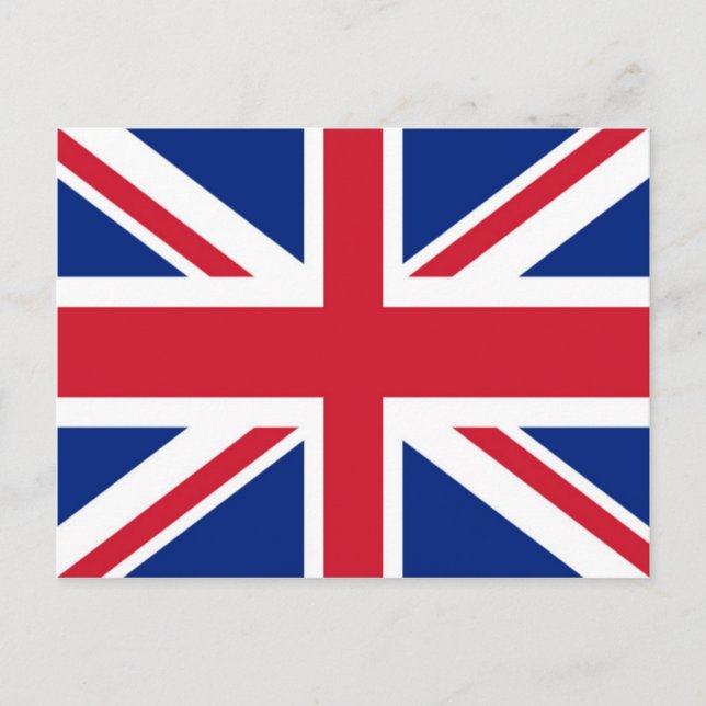Carte Postale Affiche du drapeau du Royaume-Uni/Britannique/Unio (Devant)