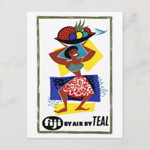 Carte Postale Affiche fidjienne restaurée