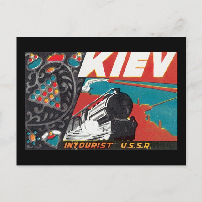 Carte Postale Affiche Kiev_Vintage voyage (Devant)