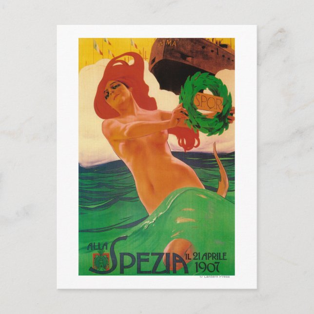 Carte Postale Affiche promotionnelle Alla Spezia (Devant)