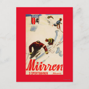 Carte Postale Affiche promotionnelle des courses d'enfer