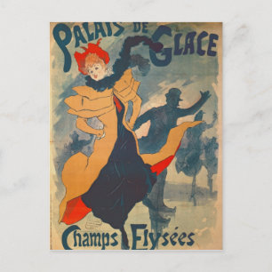 Carte Postale Affiche publicitaire du Palais de Glace