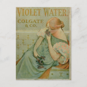 Carte Postale Affiche publicitaire 'Violet Water', par Colgate &