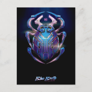 Carte Postale Affiche théâtrale Blue Beetle Scarab