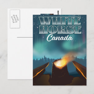 Carte Postale Affiche touristique de White Horse Canada