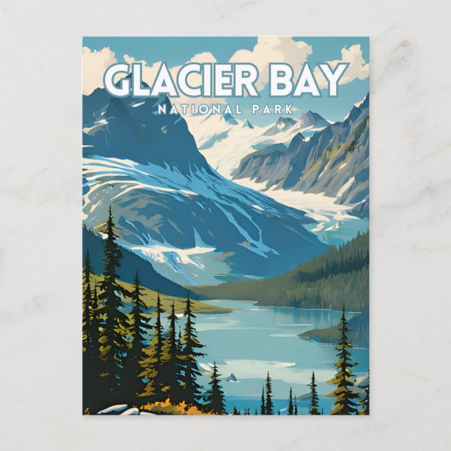 Carte Postale Affiche touristique du parc national de la baie Gl (Devant)