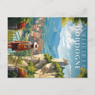 Carte Postale Affiche - Vallée de la dordogne - 24