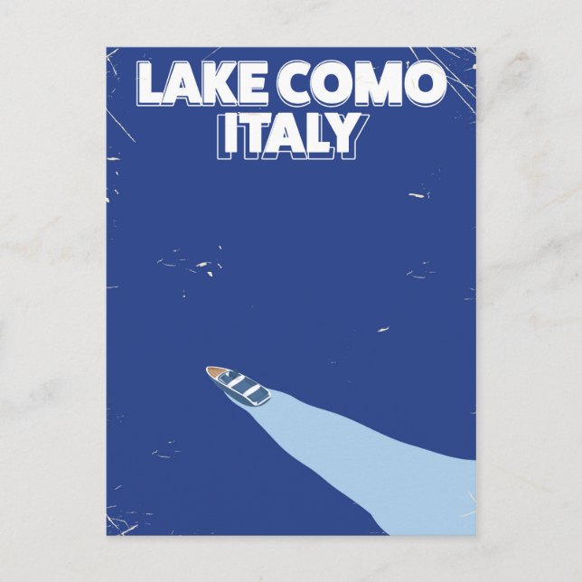 Carte Postale affiche voyage du lac de como itlay (Devant)